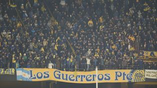 Los hinchas de Central en el Campeón del Sigo, en el cierre de la fase de grupos, ante Peñarol.