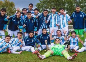 La Selección Argentina Sub-17 goleó a China y se consagró campeona de la Vertex Cup