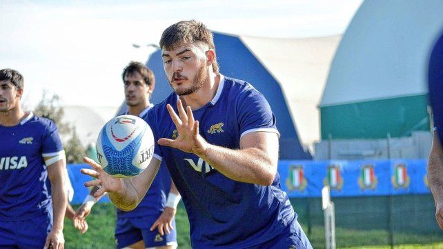 El segunda línea Pedro Rubiolo es uno de los citados para jugar ante los Lions.
