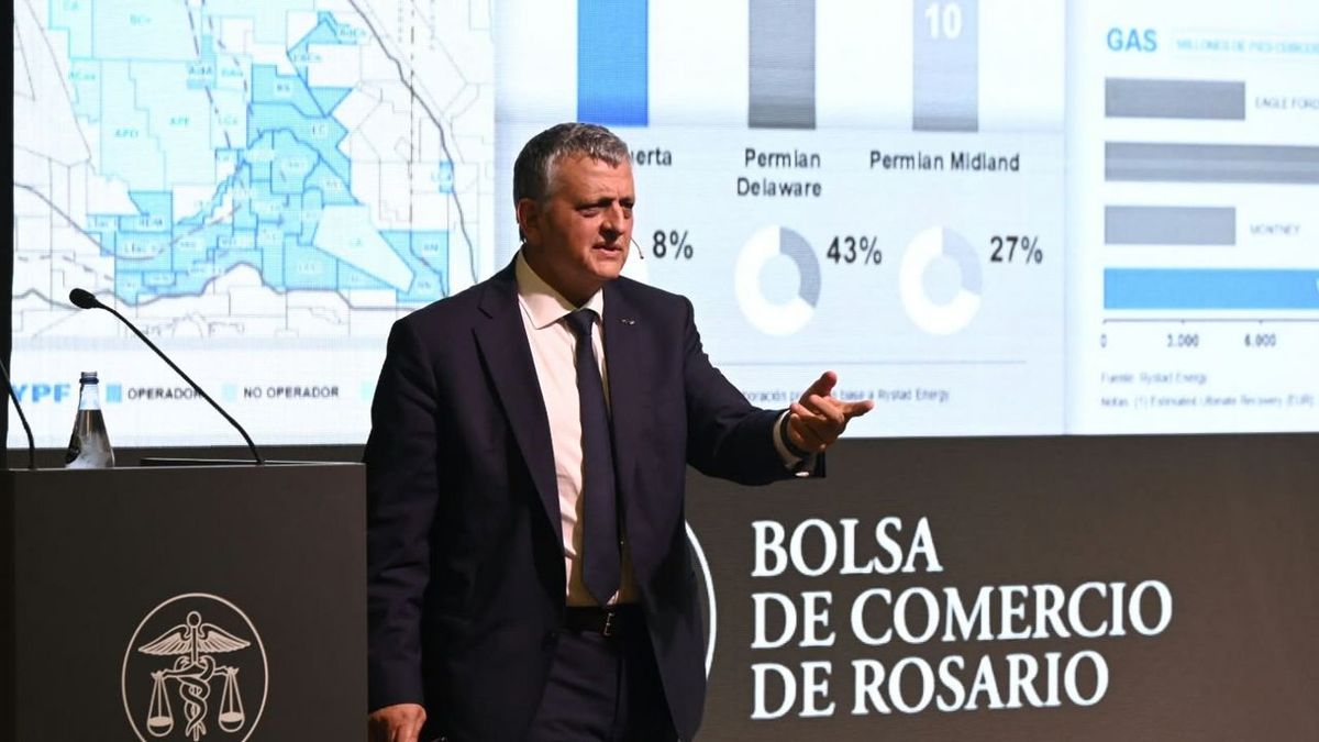 Horacio Marín en Rosario: "YPF es la argentinidad al palo"