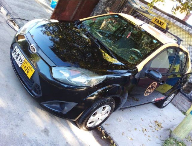 El taxi que Daniela busca desde el pasado miércoles..