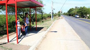 Inauguran la pavimentación del acceso a Alto Verde