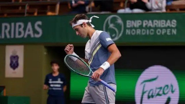 Gran triunfo de Etcheverry para meterse en los cuartos de final del ATP 250 de Estocolmo