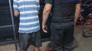 El hombre capturado mientras realizaba venta al menudeo de cocaína.