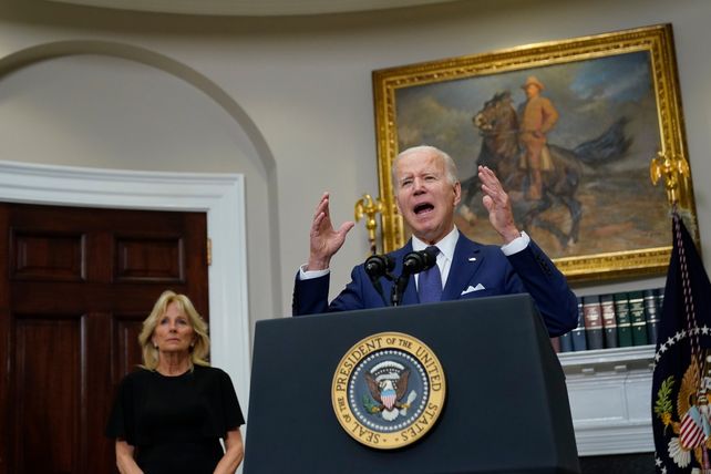 Biden pronuncia su desesperado pedido mientras su esposa Jill escucha. ¿Cuándo