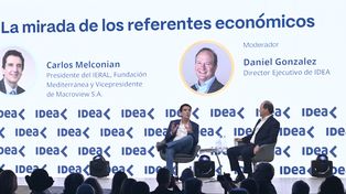 Melconian, economista de JxC criticó a Massa y a Milei durante su paso por Idea.