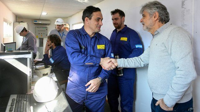 Daniel Filmus estuvo presente en el ensayo de motor para el desarrollo del lanzador nacional Tronador
