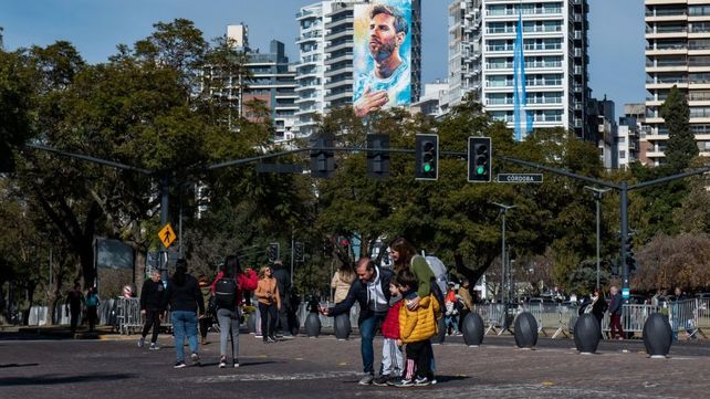 La zona del Monumento a la Bandera