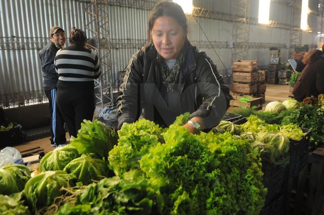 La feria popular de frutas y verduras