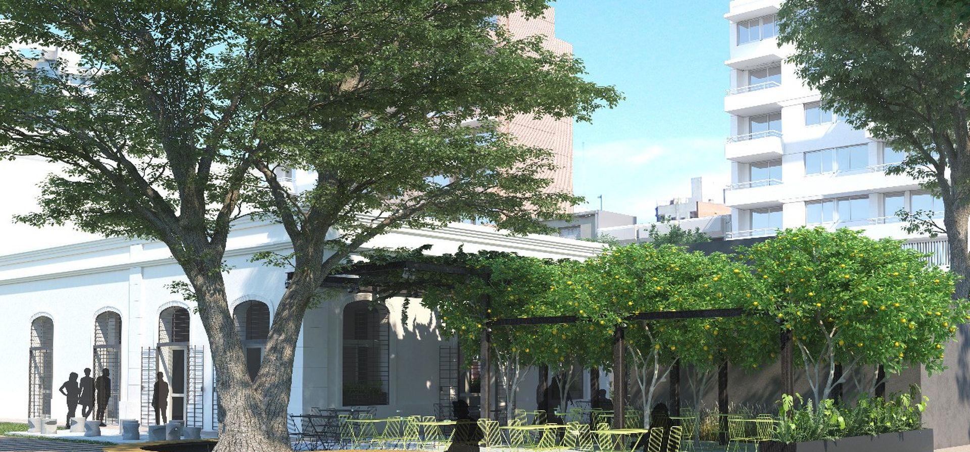 Todo nuevo: las obras en marcha para los bares del parque Urquiza 