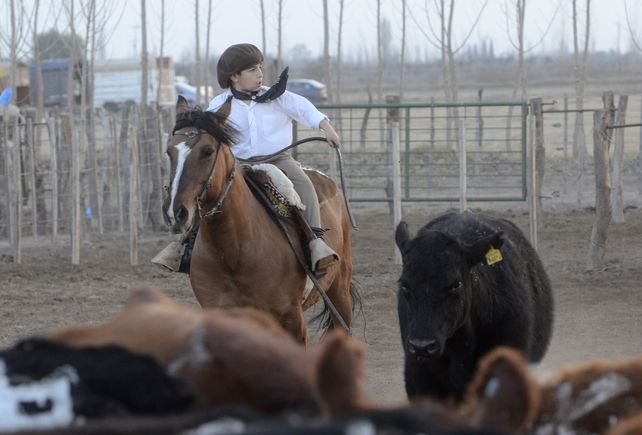 Hombre a caballo.