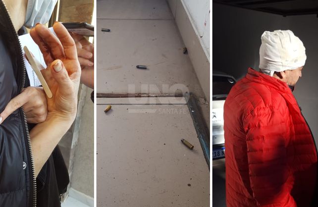 El delincuente amenazó y forcejeó con los dueños de casa.&nbsp;