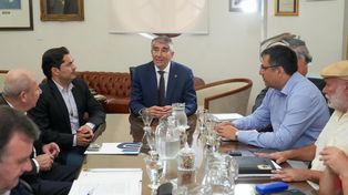 Las paritarias se abrieron este miércoles en la Casa Gris.