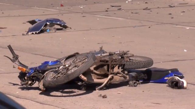 Villa Gobernador Gálvez: un motociclista murió tras ser atropellado por un patrullero