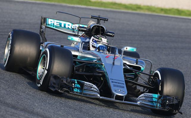 Bottas marcó el camino en Silverstone
