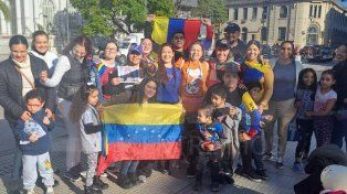 Paraná: venezolanos se manifestaron contra Nicolás Maduro y por libertad en Venezuela