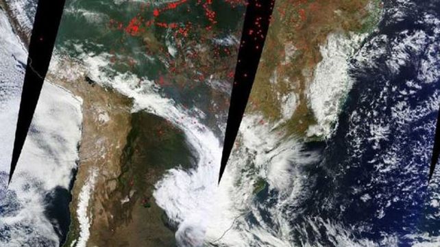 La Nasa difunde impactantes imágenes de incendios en el Amazonas