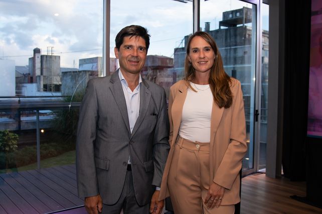 Pablo Bertone y Ligia Pera  
