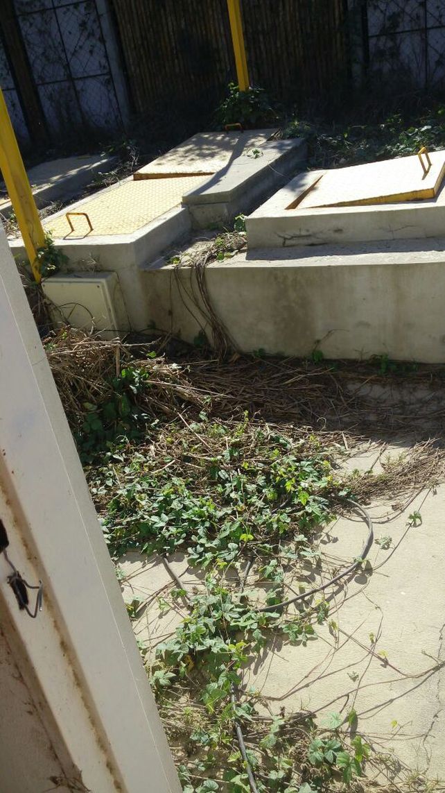Sin mantenimiento. La Planta de Tratamiento no funciona.