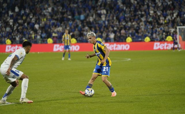 Santi López jugó su último partido como titular en Central frente a Vélez, en Liniers.