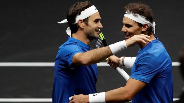Roger Federer y Rafael Nadal jugarán juntos el dobles ante Jack Sock y Frances Tiafoe.