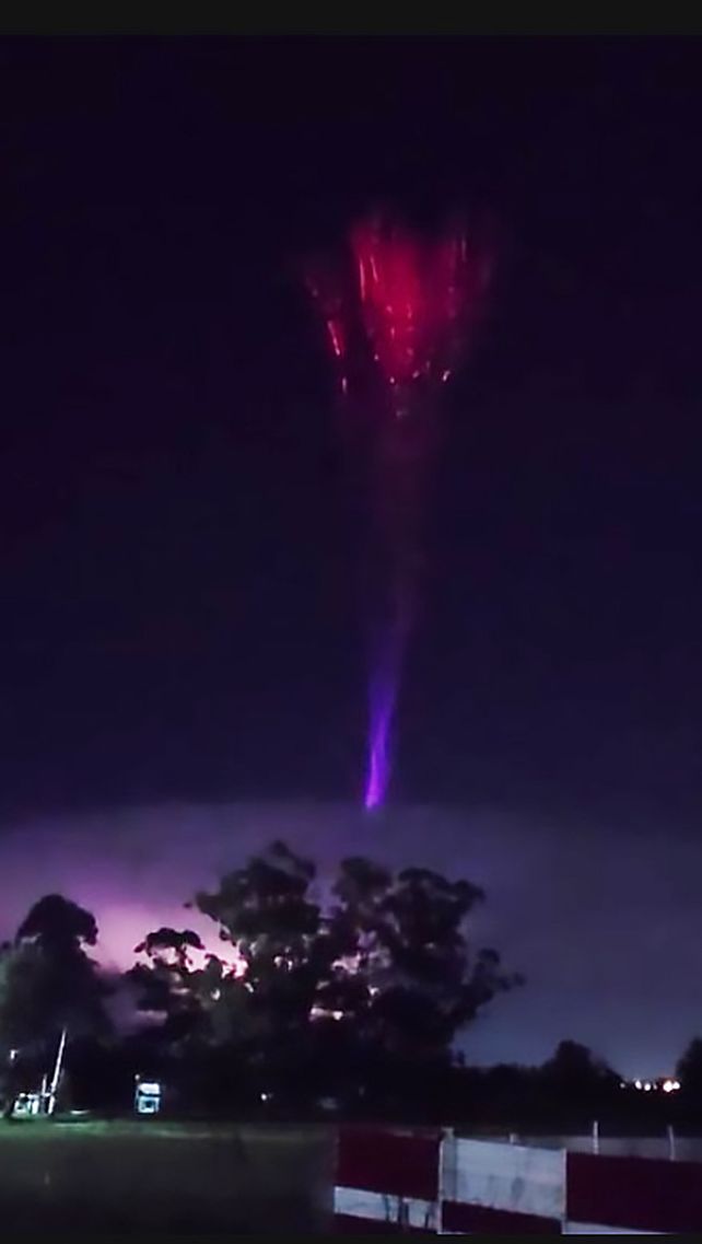 En Tucuman se observó un fenómeno meteorológico inusual denominado Gigantic jet