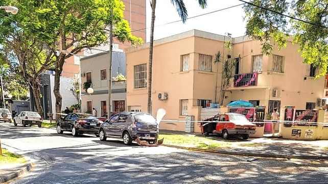 Sin lesionados: violento choque en el centro de la ciudad