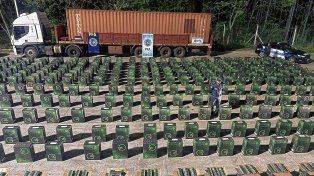 Incautaron cargamento millonario de cigarrillos en Autovía 14