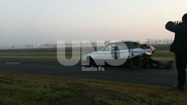 Funes: choque fatal en la autopista Rosario - Córdoba