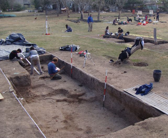Excavaciones en el Fuerte Sancti Spiritu