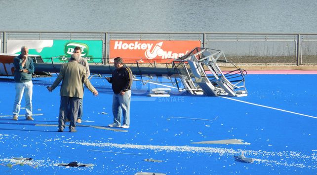 Dos clubes de la ciudad afectados por el temporal