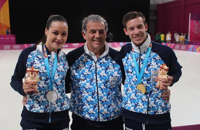 &nbsp;Giselle Soler y el rosarino Juan Sánchez protagonistas en Patín Artístico.