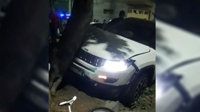 Alan Franco chocó con su camioneta y resultó herida una embarazada