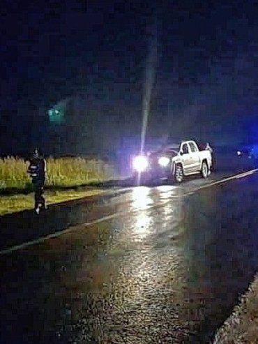 Accidente fatal en la Ruta 32: dos personas fallecidas tras un choque entre una moto y una camioneta