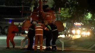 El joven de Armstrong fue trasladado en la noche del jueves al Heca en en un operativo sanitario en helicóptero.