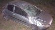 Vuelco en la ex Ruta 131: un conductor resultó ileso tras perder el control de su auto