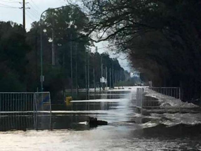Terribles imágenes: un club entero quedó bajo el agua