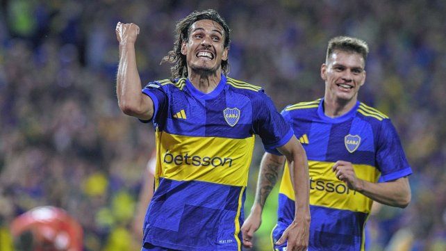 Con un hat-trick de Cavani, Boca venció a Belgrano Con un hat-trick de Cavani, Boca venció a Belgrano