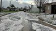 Intensa caída de granizo en General Ramírez y Aranguren