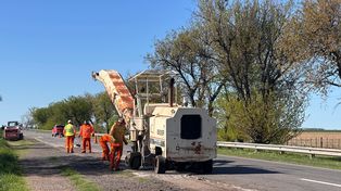El 19 de agosto arrancaron las obras en ruta 33 y a mediados de septiembre se iniciaron en ruta nacional 8.