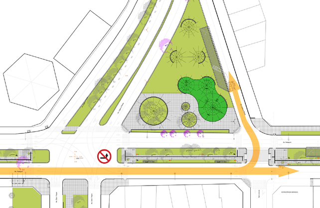 Circulación por Bulevar Pellegrini sentido este. Estará prohibido el giro a la izquierda a la altura de avenida Freyre. Sí se podrá tomar López y Planes hacia el norte a la altura de calle San Lorenzo.