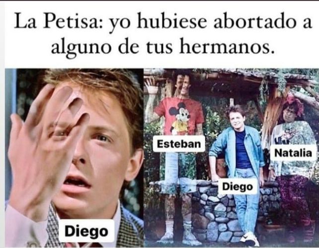 Los hermanos del joven en contra de la legalización del aborto fueron protagonistas de los memes en Twiter y otras redes sociales.