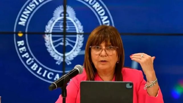 La ministra de Seguridad