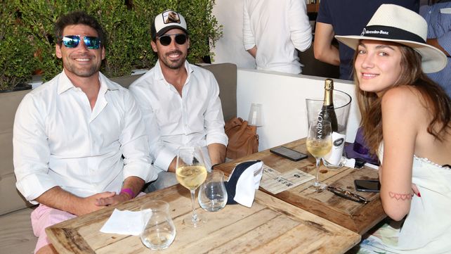 Los famosos estuvieron en la final del Abierto de Polo de Palermo