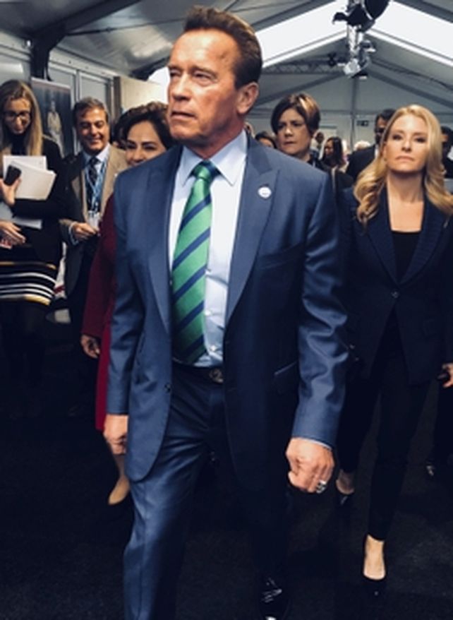 arnold schwarsenegger. Actor y ex gobernador de California.