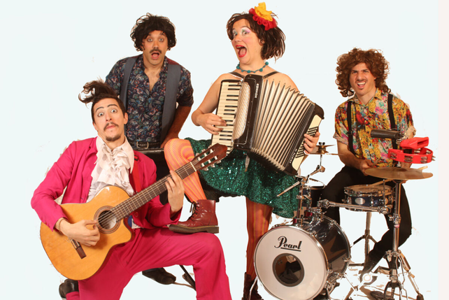La banda de Les Papas Fritas estarán presentes en Vacaciones en las Peatonales.&nbsp;