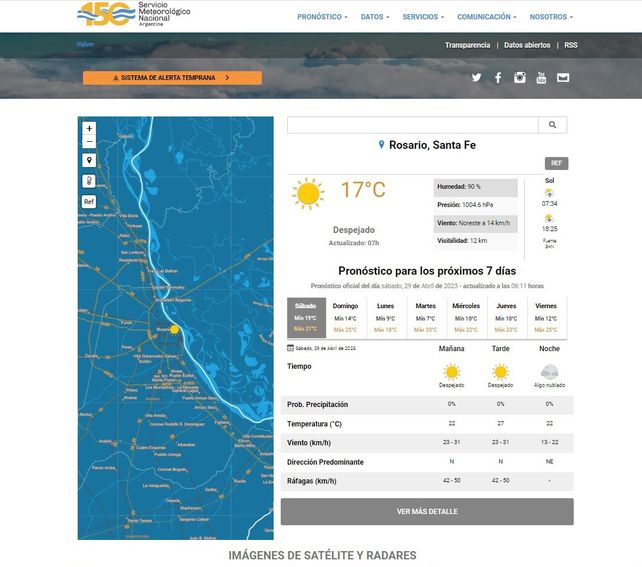 El tiempo en Rosario: sábado primaveral en un otoño que todavía se hace esperar