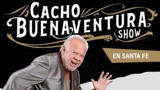 Cacho Buenaventura llega a Santa Fe con su show de relatos, cuentos y canciones