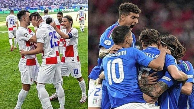 Italia y Croacia ponen en juego la clasificación a los octavos de final de la Eurocopa.