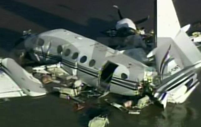 La nave con nueve ocupantes se precipitó sobre aguas del río de la Plata cuando cubría la ruta entre el aeropuerto bonaerense de San Fernando y el de Carmelo